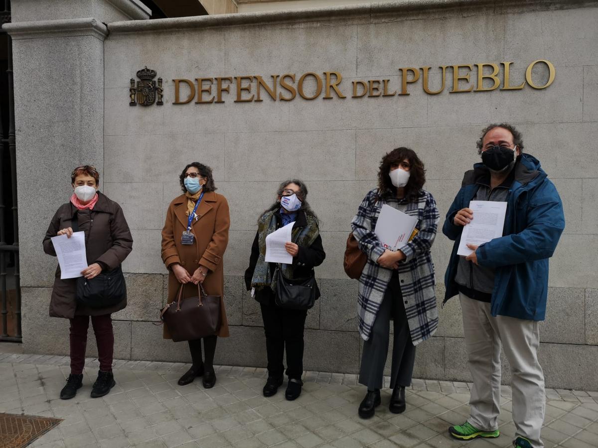 Representantes de la Marea Blanca