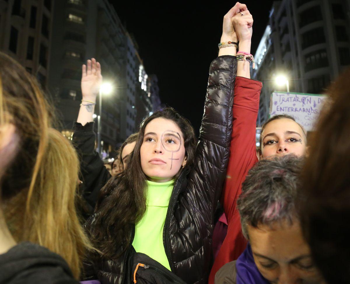 Manifestacion 8M, Da Internacional de la Mujer Trabajadora, Madrid 2019