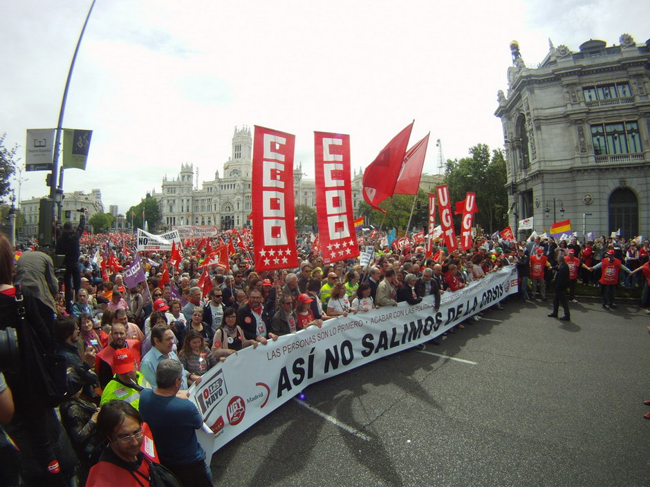 1 de Mayo en Madrid 2015