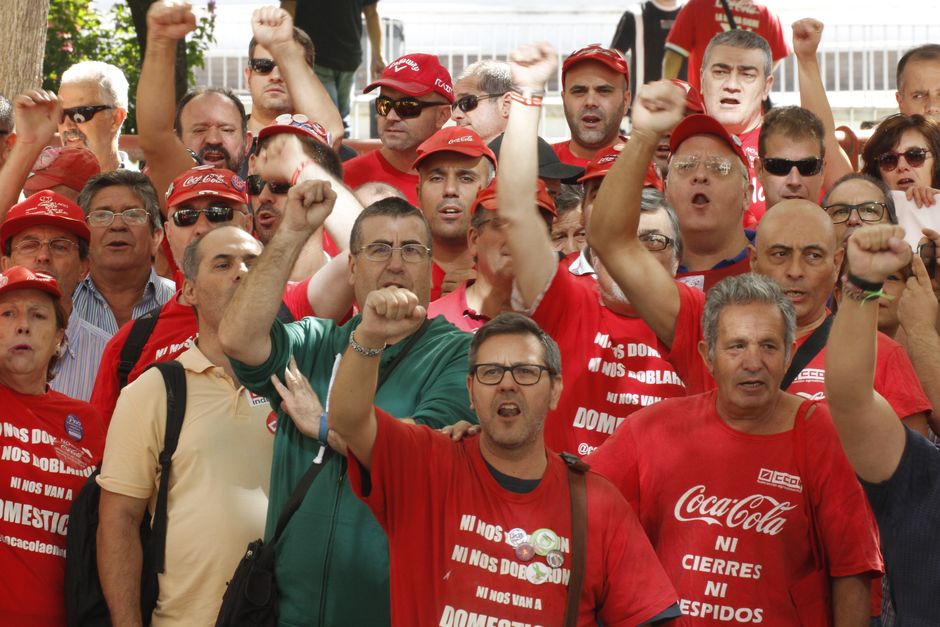 Concentracin en apoyo a Juan Carlos Asenjo y en defensa del derecho de huelga