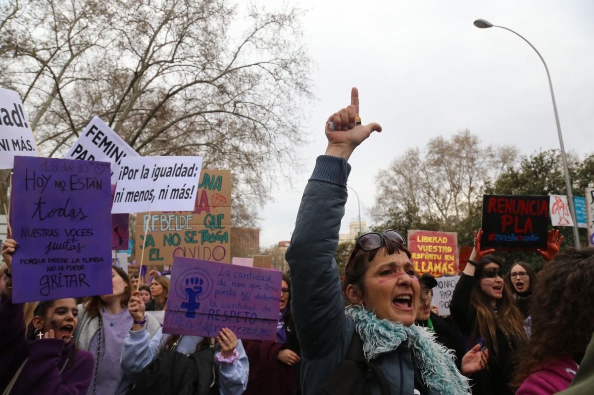 Manifestacion 8M 2020 en Madrid