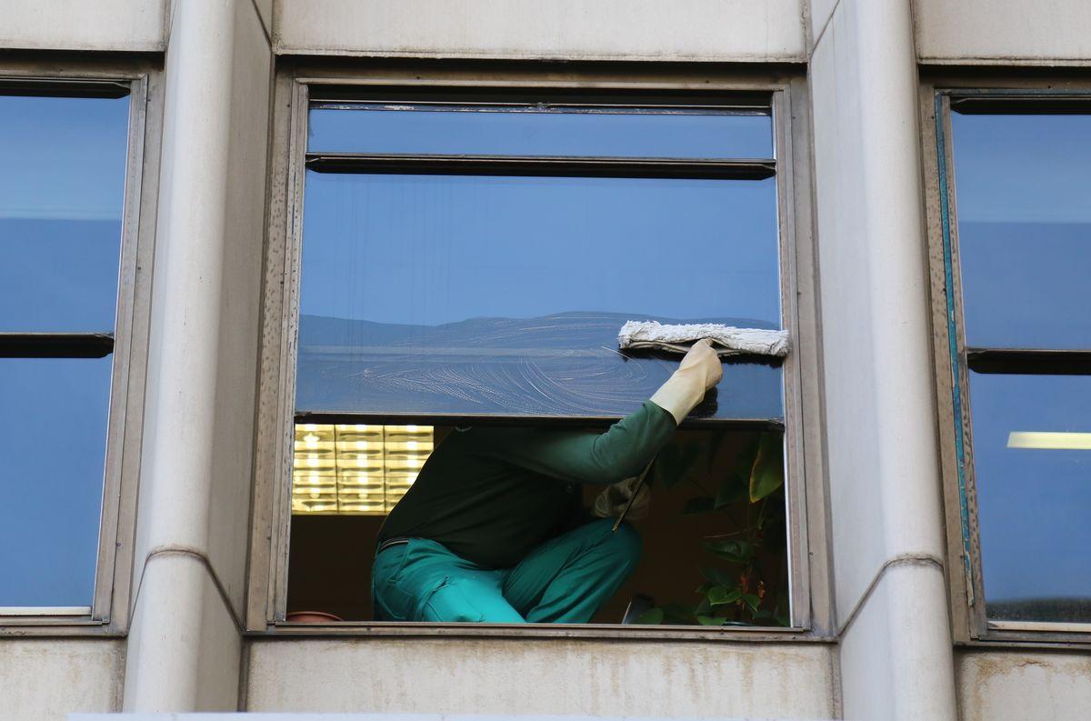 Trabajador en Madrid (archivo)