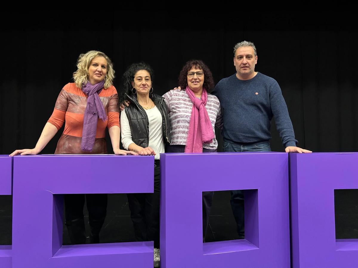 Parte de la nueva Ejecutiva de Comarca Oeste de CCOO de Madrid.