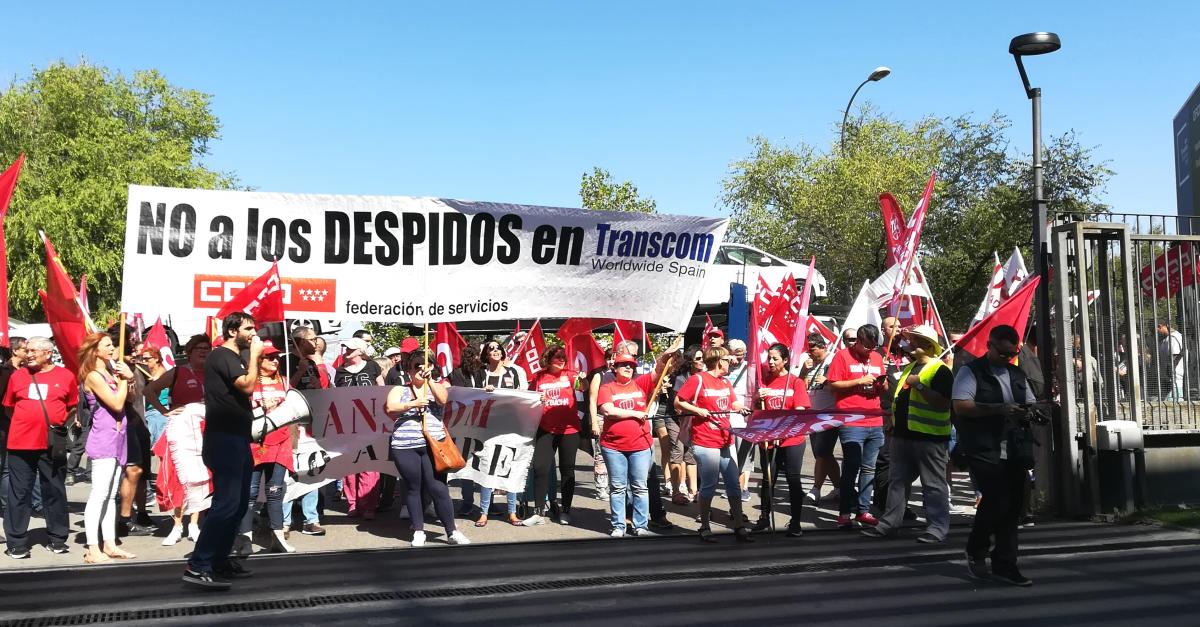 Transcom contina movilizndose contra el ERE