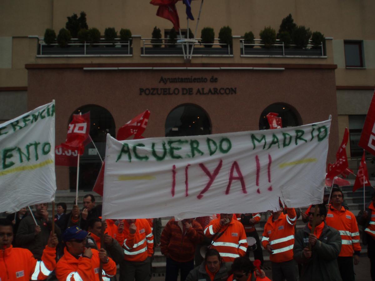 huelga jardienros Pozuelo