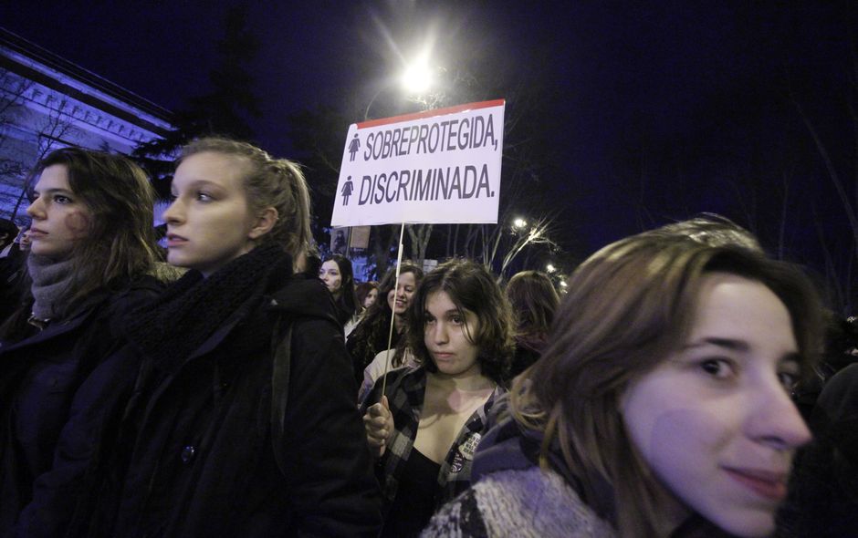 Manifestacin Da Internacional de la Mujer Trabajadora, 8-3-2016