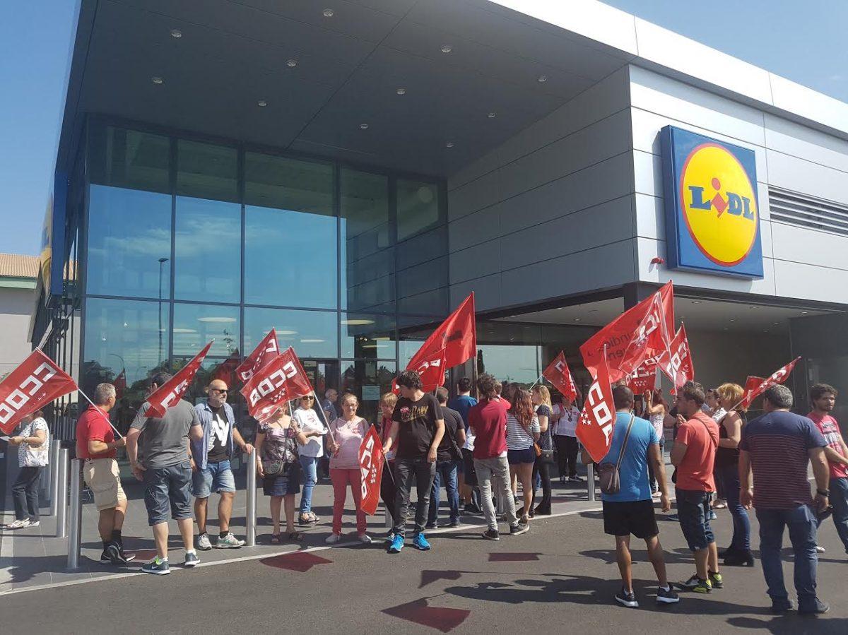 Protesta de la plantilla de Lidl (archivo)