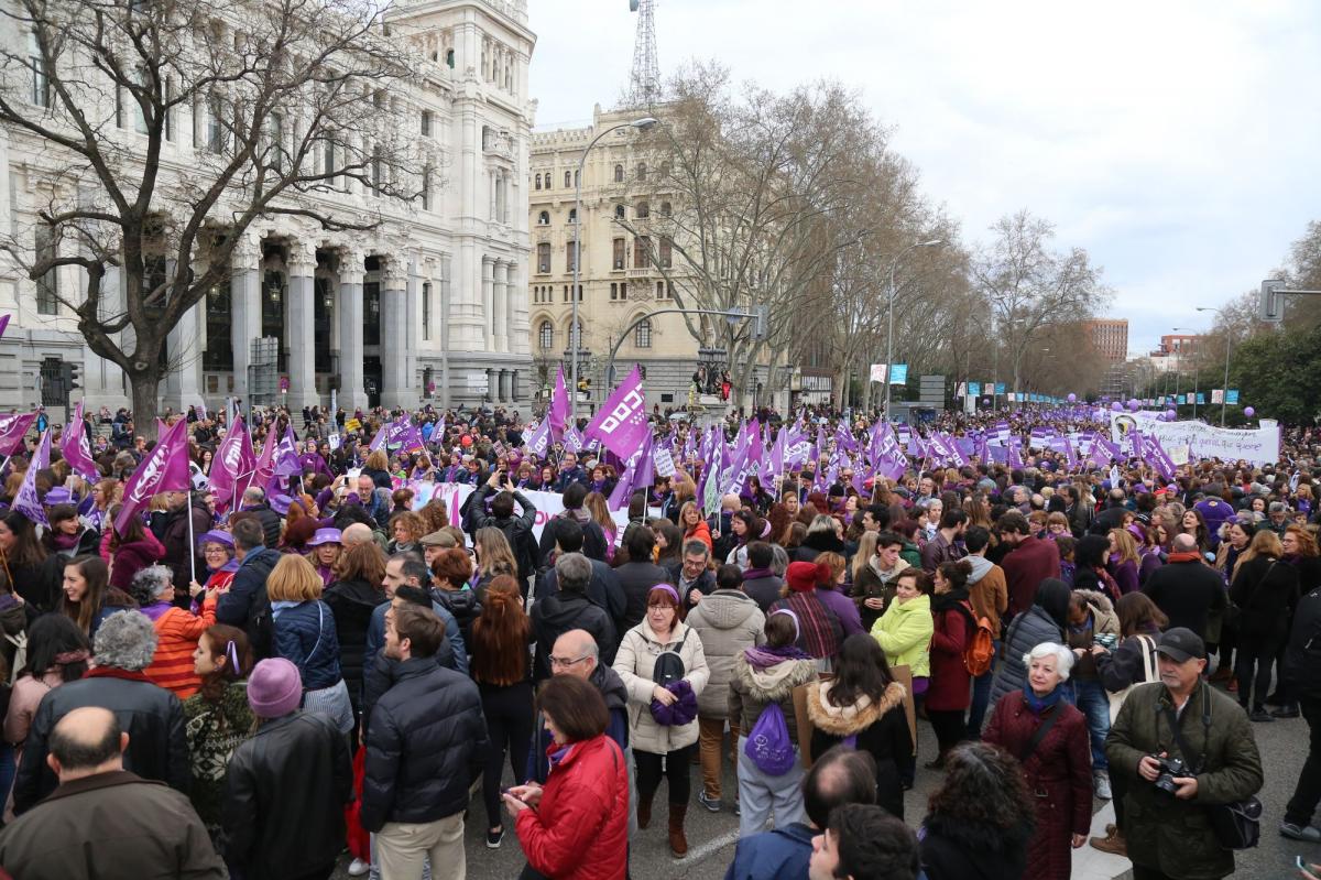 Manifestacion 8M 2020 en Madrid