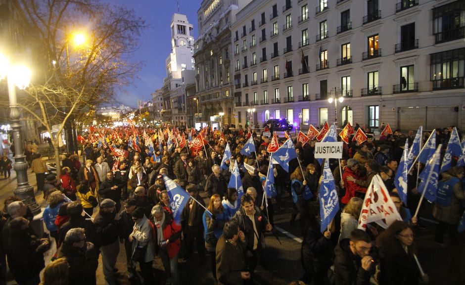 Manifestacin Huelga No Es Delito, por la amnista de trabajadores/as represaliados/as