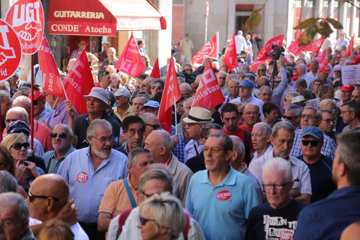 Manifestacin por las pensiones presentes y futuras, 1-10-2018