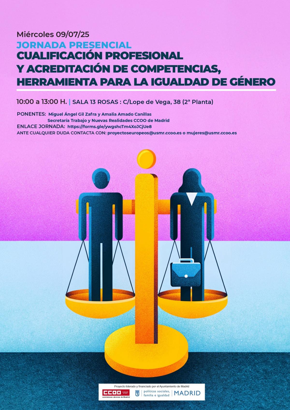 Jornada Cualificacin profesional y acreditacin de competencias, herramienta para la igualdad.