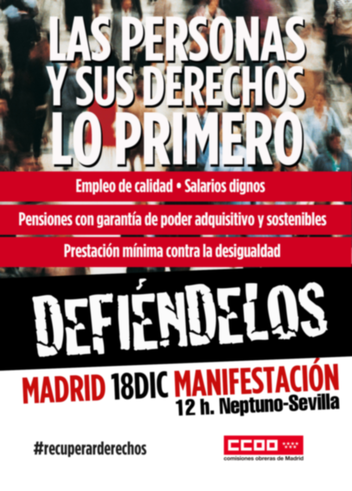 Manifestacion Recuperar Derechos 18-12-2016