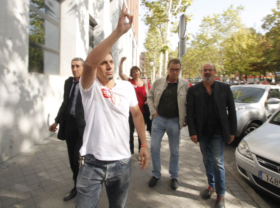 Concentracin en apoyo a Juan Carlos Asenjo y en defensa del derecho de huelga