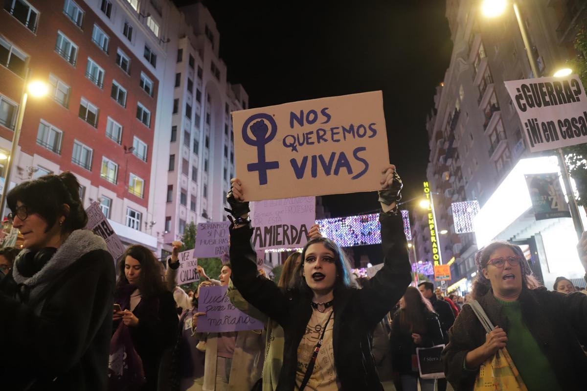 Manifestación del 25N en Madrid