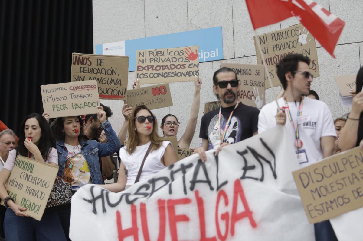 Jornada de huelga de los hospitales del grupo Quirón