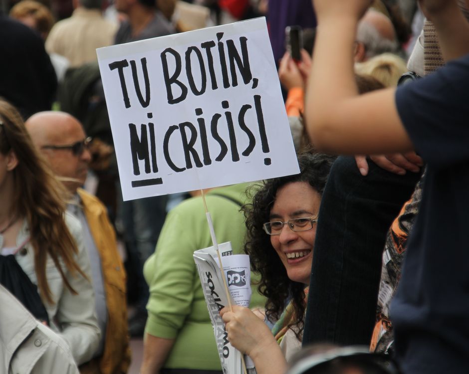 Manifestacin contra la Pobreza en Madrid (Archivo)