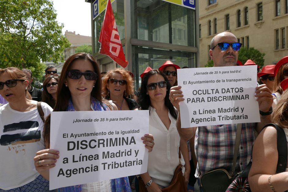 Paros parciales en Lnea Madrid y Agencia Tributaria