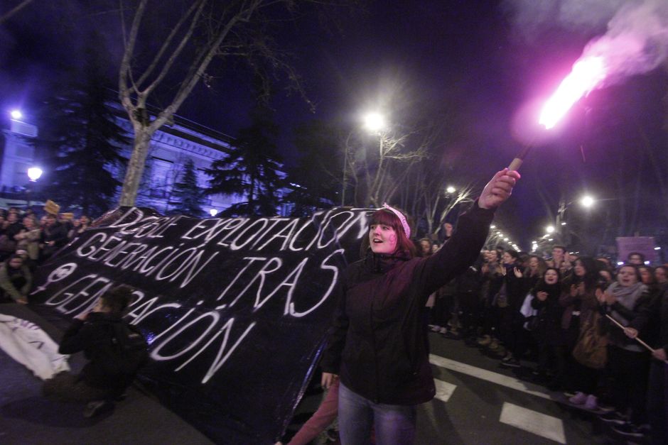 Manifestacin Da Internacional de la Mujer Trabajadora, 8-3-2016