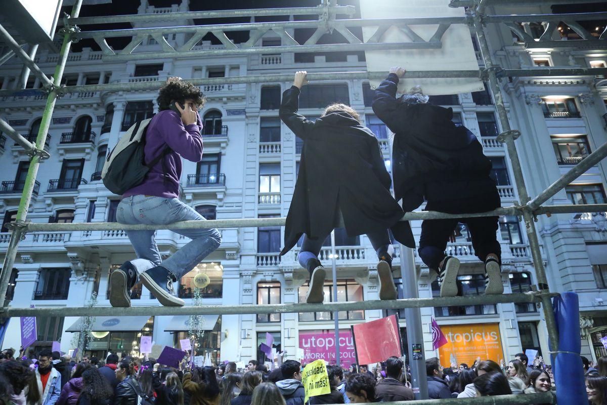 Manifestacion 8M, Da Internacional de la Mujer Trabajadora, Madrid 2019