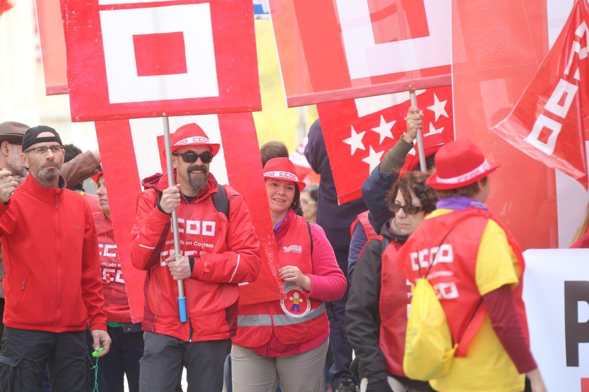 Movilizacin de la plantilla de Correos en Madrid 14-11-2018