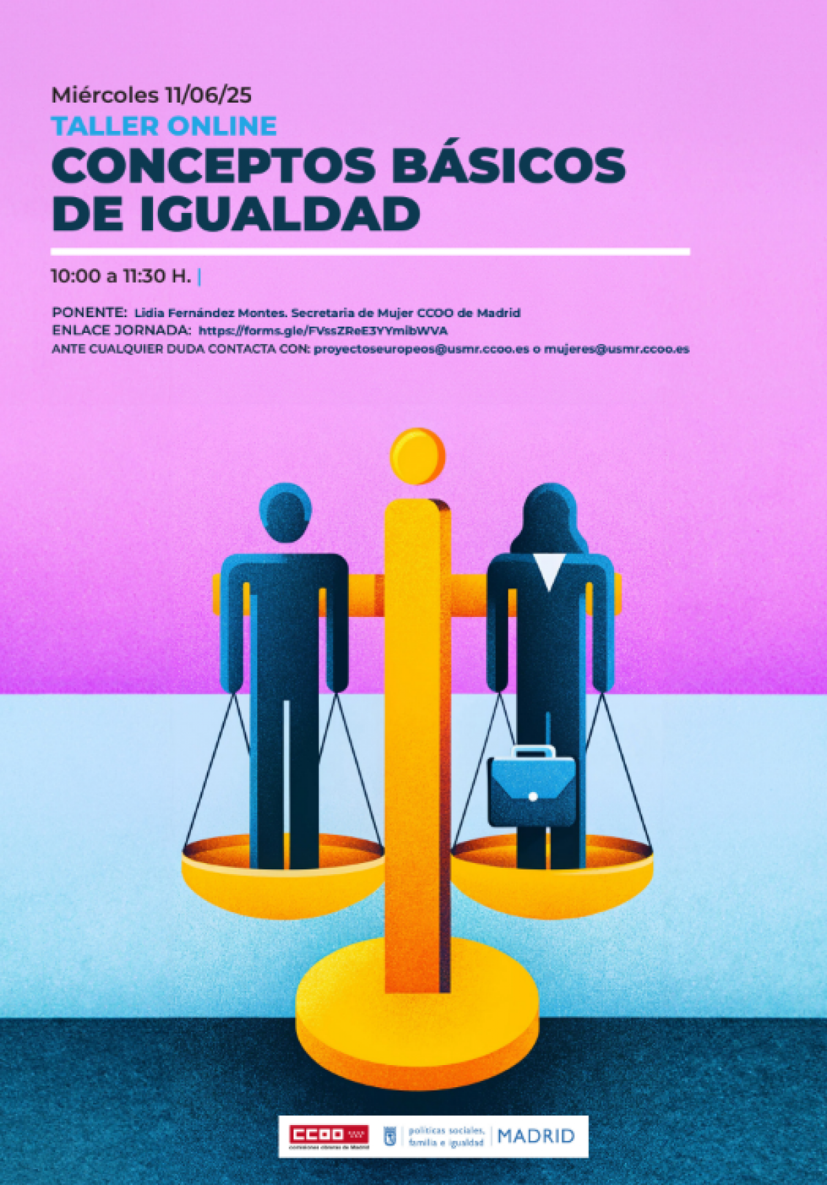 Taller online sobre conceptos bsicos en igualdad