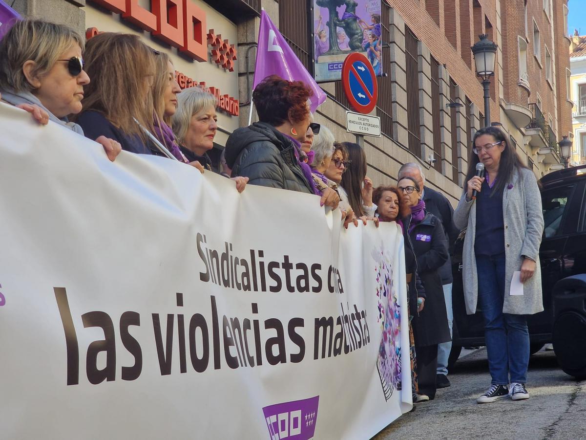 CCOO Madrid contra la violencia machista
