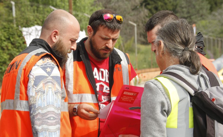 Huelga en BTREN 5 mayo 2016