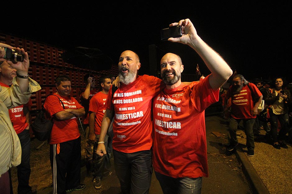 Reapertura de la fbrica de Coca Cola en Fuenlabrada