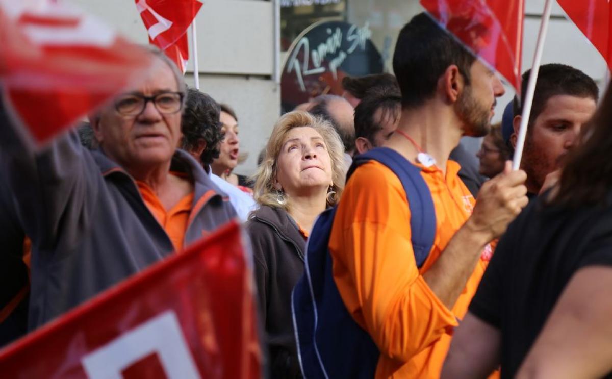 Concentracin en Madrid contra el ERE de Unipost