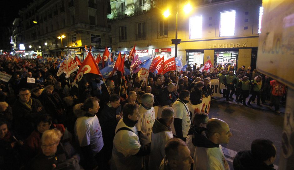 Manifestacin Huelga No Es Delito, por la amnista de trabajadores/as represaliados/as