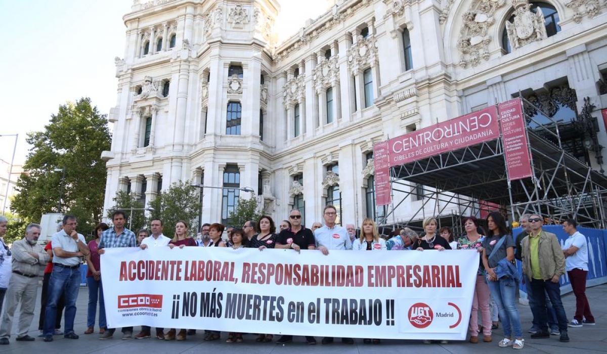 CCOO y UGT contra los accidentes laborales