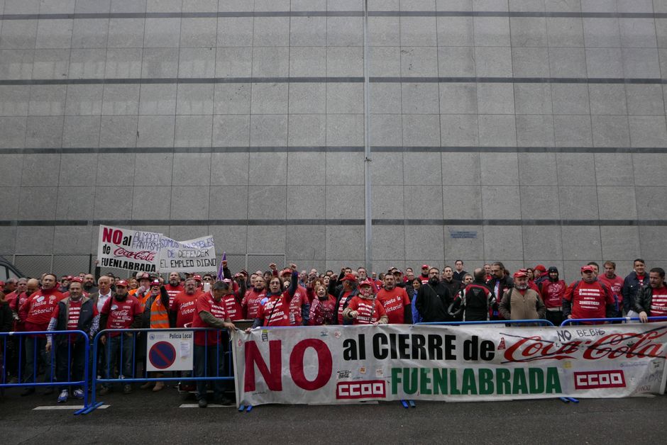 Concentracin de apoyo a Juan Carlos Asenjo en los Juzgados de Fuenlabrada