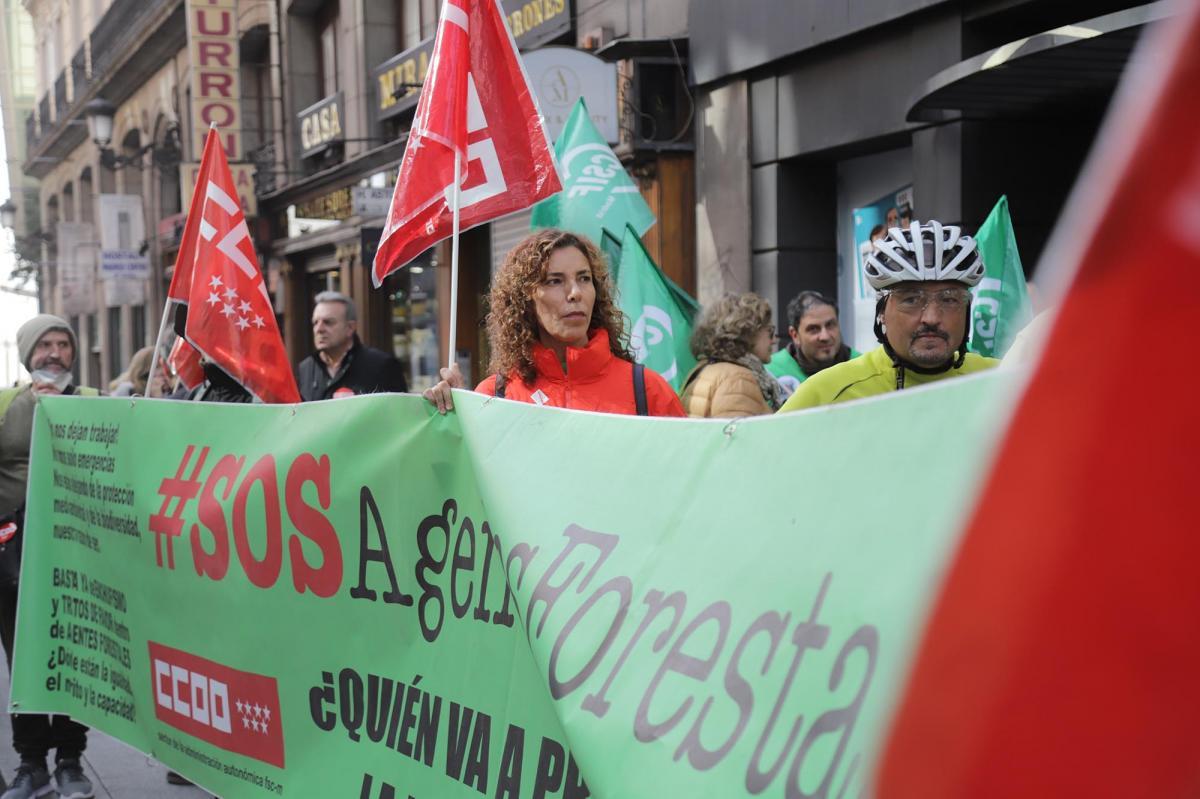 La asamblea de trabajadores y trabajadoras del Cuerpo de Agentes Forestales ratifica el conflicto laboral con la Comunidad de Madrid
