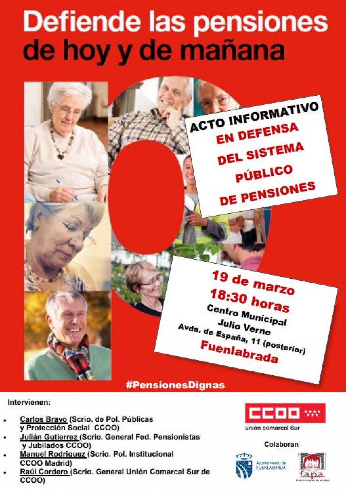 acto pensiones Fuenlabrada