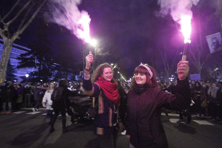 Manifestacin Da Internacional de la Mujer Trabajadora, 8-3-2016