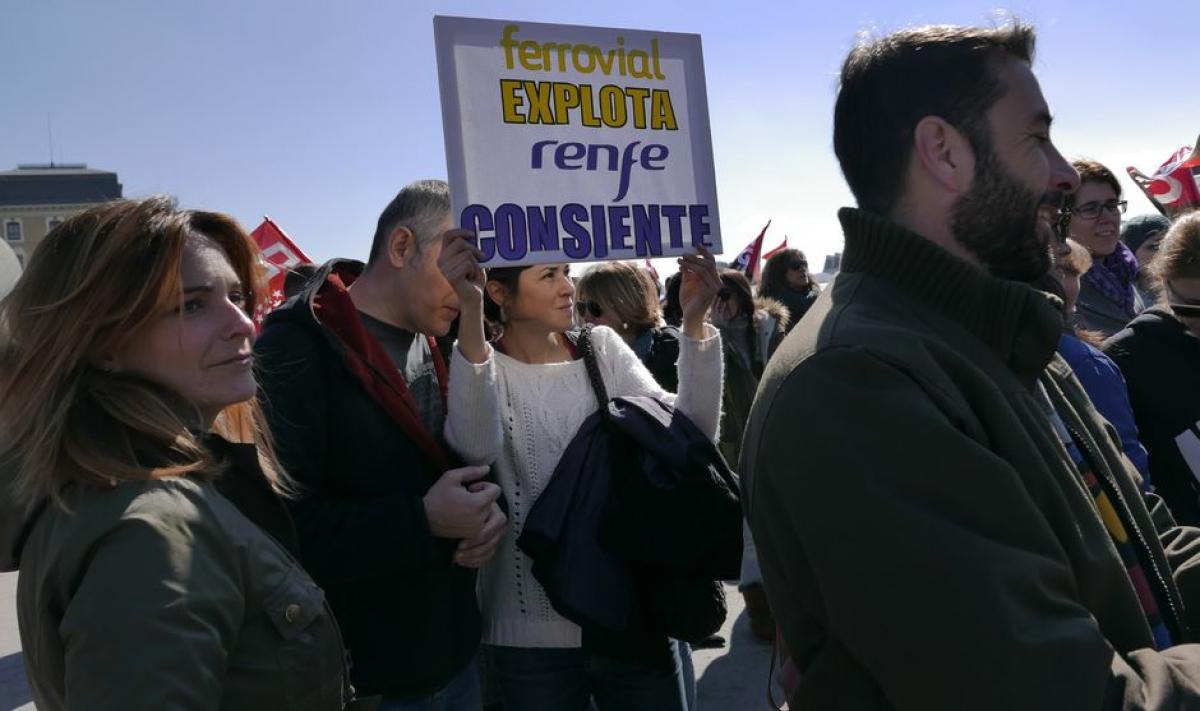 Paro total en la huelga de Ferrovial Servicios de restauracin de trenes