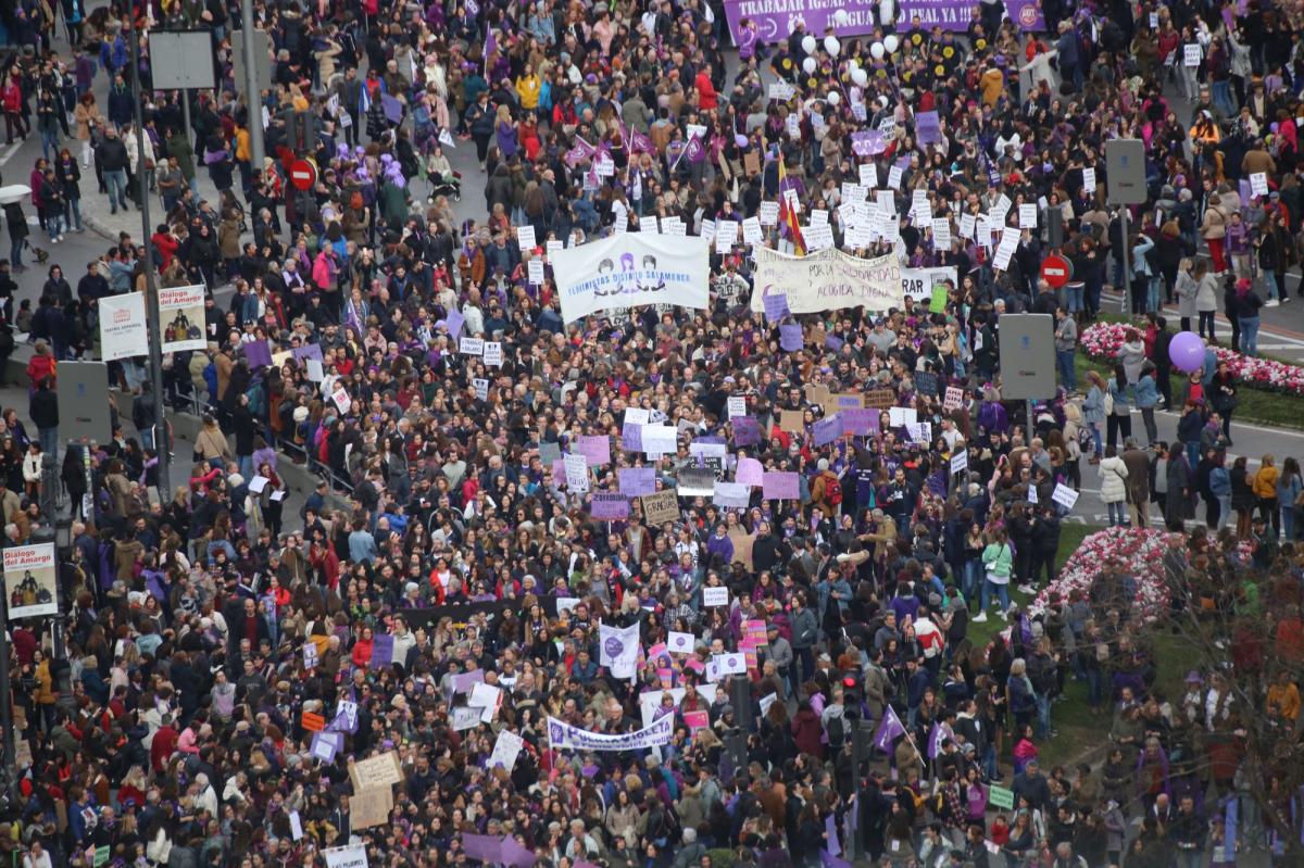 Manifestacion 8M 2020 en Madrid