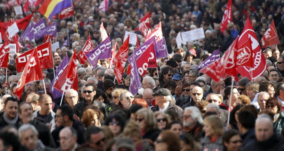 Manifestacin contra el encarecimiento de la vida, empleo y salarios dignos