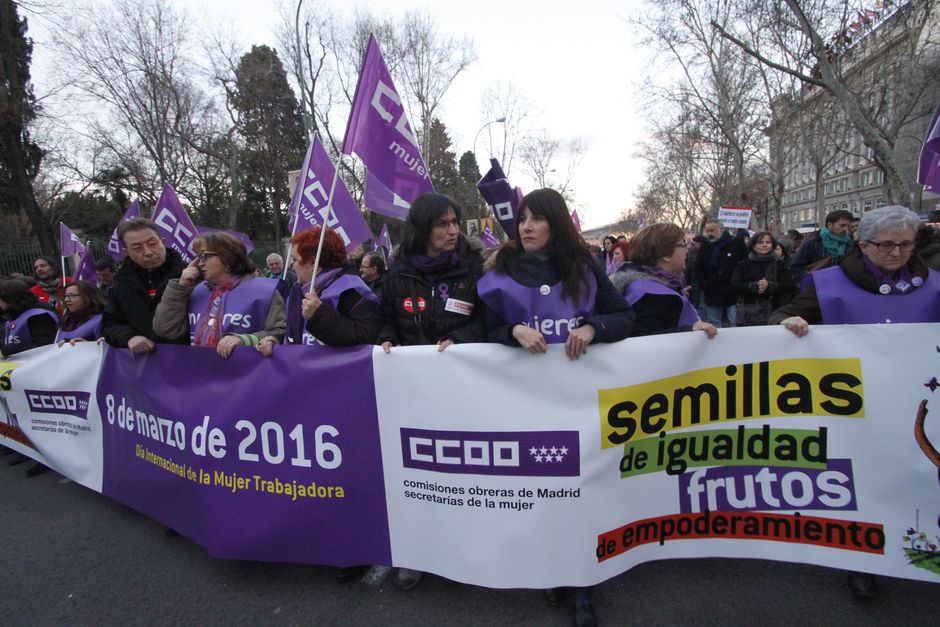 Manifestacin Da Internacional de la Mujer Trabajadora, 8-3-2016