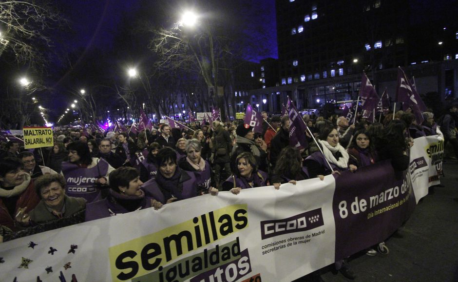 Manifestacin Da Internacional de la Mujer Trabajadora, 8-3-2016